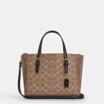 COACH MOLLIE 25 NOIR/MARRON
